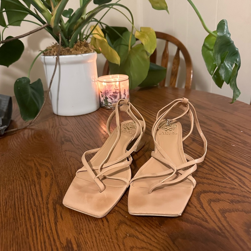 Vince Camuto strappy small heels